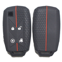 2024 nouveau 4 boutons Silicone programmeur de clé de voiture Fob support de boîtier télécommande Protection sac camion clé couverture pour SAAB Scania