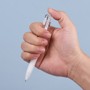 Pulpen Gel Kantor Berkualitas Tinggi Genvana, Kapasitas Besar, Transparan, Dapat Ditarik Ulang, Ujung Peluru 0.5mm - Product Image 2