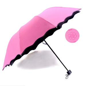 <span class=keywords><strong>Sombrilla</strong></span> Mágica que Florece con Agua, Manual, <span class=keywords><strong>Plegable</strong></span> en 3 Secciones, Linda, Cambia de Color, Ligera y Portátil <span class=keywords><strong>para</strong></span> Uso Diario y Viajes - Product Image 3