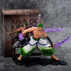 หุ่นแอ็กชันฟิกเกอร์ตัวการ์ตูนอะนิเมะจากประเทศ <span class=keywords><strong>wano</strong></span> Roronoa Zoro haki Battle Ver ของเล่นมีริบบิ้นพลังงาน - Product Image 2