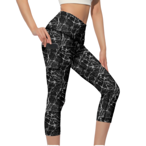 Lets Find Casual Breathable Soft High Waisted <b>Tummy</b> <b>Control</b> Fitness Yoga Pants Pockets Plus-Size Women's Customized Leggings - Product Image 2