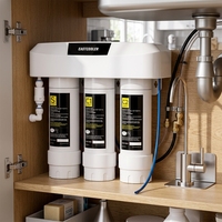 Purificateurs d'eau à ultrafiltration sous évier multi-filtration, système d'eau UF pour une eau pure