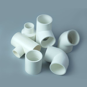 Conector de tubería de plástico y pvc de todos los tamaños, tubería de <span class=keywords><strong>codo</strong></span> de 90 grados para suministro de agua y drenaje - Product Image 3