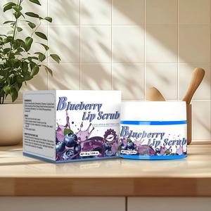 Exfoliante Labial de Arándanos 30g, Marca Privada OEM, Azúcar y Aloe, Exfolia, Hidrata, Rellena, Vegano - Product Image 3