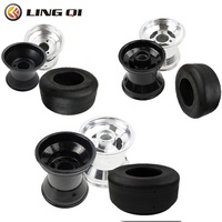 LING QI 10*3.6-5 pouces Karts Pneus de roue avant pour Drift Car Go Kart