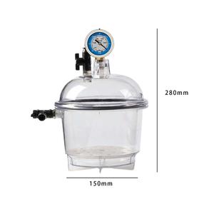 150mm ad alta temperatura essiccatore sottovuoto vaso di essiccazione per essiccazione sottovuoto di apparecchiature di laboratorio - Product Image 6