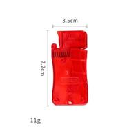 Aiguille à coudre portable en plastique simple, dispositif d'enfilage, machine à tricoter à usage domestique de 3mm d'épaisseur
