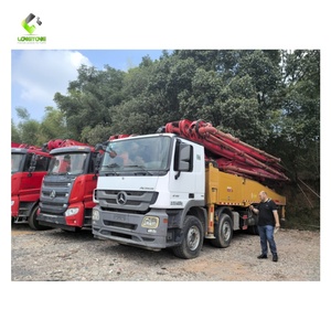 Pompe à béton Sany d'occasion de 56 mètres, montée sur camion Isuzu 8x4, de Changsha - Product Image 1