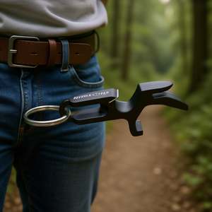 Llavero con Forma de Escopeta, Mosquetón de Aleación de Zinc Negro, Impresión en Grabado, Organizador de Llaves, Regalo Promocional - Product Image 2