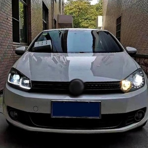 Faros Delanteros para Coche Golf 6, Lámpara de Xenón, Luces LED de Circulación Diurna Dobles para Volkswagen Golf 6 2010-2012 - Product Image 3