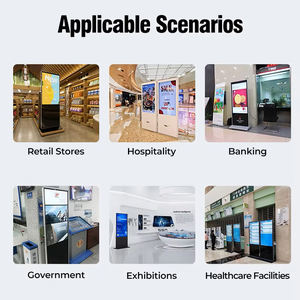 شاشة عرض رقمية تجارية مقاس 55 بوصة مع شاشة LCD وإدارة عبر التطبيق للإعلانات في المطارات ومراكز التسوق - Product Image 4