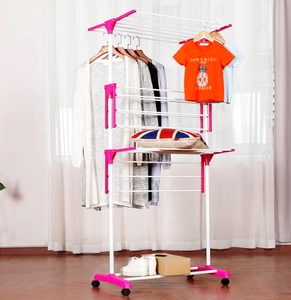 <span class=keywords><strong>Séchoir</strong></span> <span class=keywords><strong>à</strong></span> <span class=keywords><strong>linge</strong></span> pliable et <span class=keywords><strong>sur</strong></span> pied personnalisé avec <span class=keywords><strong>roulettes</strong></span> pour salle de bain et balcon ISC-M6032 - Product Image 1