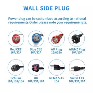 Stazione di <span class=keywords><strong>Ricarica</strong></span> EV Commerciale Ocpp Mennekes 32A Trifase 7kW 22kW Doppia Pistola <span class=keywords><strong>Wallbox</strong></span> a <span class=keywords><strong>Ricarica</strong></span> Rapida per Veicoli Elettrici - Product Image 6