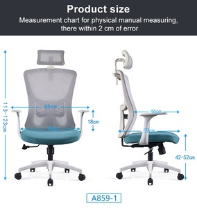 Silla <span class=keywords><strong>de</strong></span> Oficina Ejecutiva, Sillas <span class=keywords><strong>de</strong></span> Oficina, Asiento para Trabajar en Casa, Respaldo Ajustable, Silla para Computadora - Product Image 2