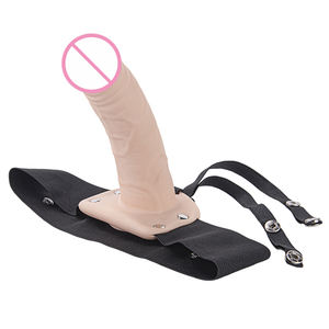 Tragbarer Penis riemen auf hohlem Dildo Soft Matt PU Hochwertiger Nylon Dildo PVC Harness Gürtel Sexspielzeug für Frauen - Product Image 3