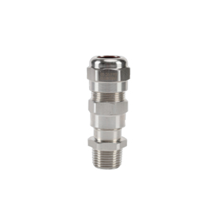 Raccordement de tuyau fileté nickelé étanche, haute résistance pour fixation de tête de connexion de câblage de pipeline industriel - Product Image 1