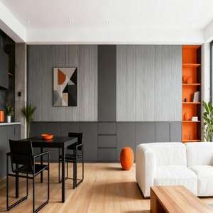 Panneaux <span class=keywords><strong>de</strong></span> protection murale en PVC 3D modernes et souples, autocollants, imperméables pour usage domestique - Product Image 4