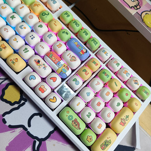 Unique MOG Cra-yon Shin-chan Keycaps 140 Touches Cherry Profile PBT Dye Subblimation pour Mx Switch 61/64/68 Clavier Mécanique - Product Image 3