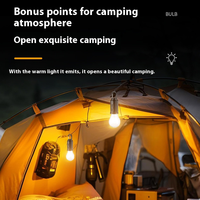 Usine En Gros IP65 Étanche Solaire Charge LED Tente Camping Lanterne Atmosphérique Tungstène Ampoule Suspension
