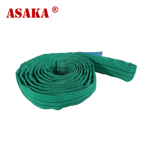 AsakaFactory 2Ton10メートルカーゴラッシング安全ベルト100% ポリエステルヘビーデューティーリフティングラウンドスリングforKenya - Product Image 6