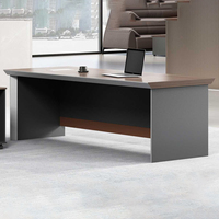Bureau de direction moderne de luxe en forme de L pour PDG, poste de travail, mobilier de bureau design