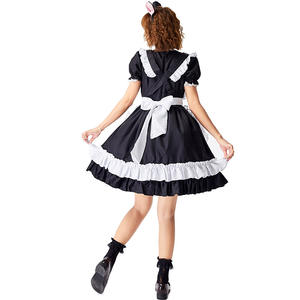 Nuevo Vestido de <span class=keywords><strong>Cosplay</strong></span> de <span class=keywords><strong>Anime</strong></span> para Mujer, Uniforme de Sirvienta, Vestido Largo con Delantal Blanco y Negro, Estilo Lolita, Gran Venta 2026 <span class=keywords><strong>2022</strong></span> - Product Image 4