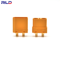Connecteur XT60 à courant élevé 30A, prise femelle plaquée or d'origine Amass, 2P, alimentation pour batterie Lipo RC, drone FPV
