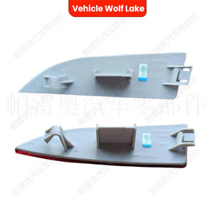 Réflecteur de pare-chocs arrière pour véhicule Wolf Lake, pour BMW X3 E83 2007-2011, forme de ménisque, rouge, côté gauche et droit - Product Image 3