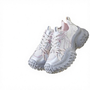 Spring New Torre Women's Lace-up Ins Korean Version Sports-Style Casual Running <b>Shoes</b> <b>Height</b> <b>Increasing</b> Thick-Soled Street - Product Image 2