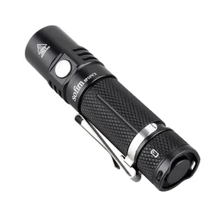 Zoomable Skid-proof Aluminium 1000mah 10w T6 Waterproof Flash Light Usb Rechargeable Led Tactical Flashlight