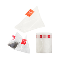 Sachets de thé pyramidaux biodégradables en fibre de maïs pour la vente en gros