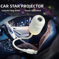 Projecteur d'étoiles LED moderne et pratique pour l'intérieur de voiture, avec commande tactile, boîtier ABS résistant à la chaleur, pour une ambiance romantique en conduite