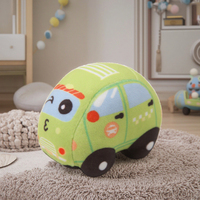 Vente en gros conception personnalisée voiture de course en peluche peluches petite voiture en peluche personnalisée