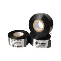 Ruban de marquage à chaud électrique automatique noir 30mm*100m pour machine de codage, pour date de production et numéro de lot sur sacs plastique/papier