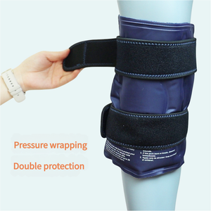 Custom Sale New Design Hot & Cold Gel Neck Cold Compress Therapy Effectively Relieve Pain Black Fabric 42x27cm 700g - Product Image 2