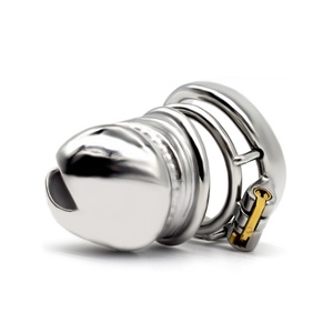 Cinturón de Castidad de Acero FRRK con Precio de Descuento de Fábrica, Fácil de Usar, Dispositivo de Castidad Masculino, Dispositivo de Estimulación de Próstata para Hombres - Product Image 4
