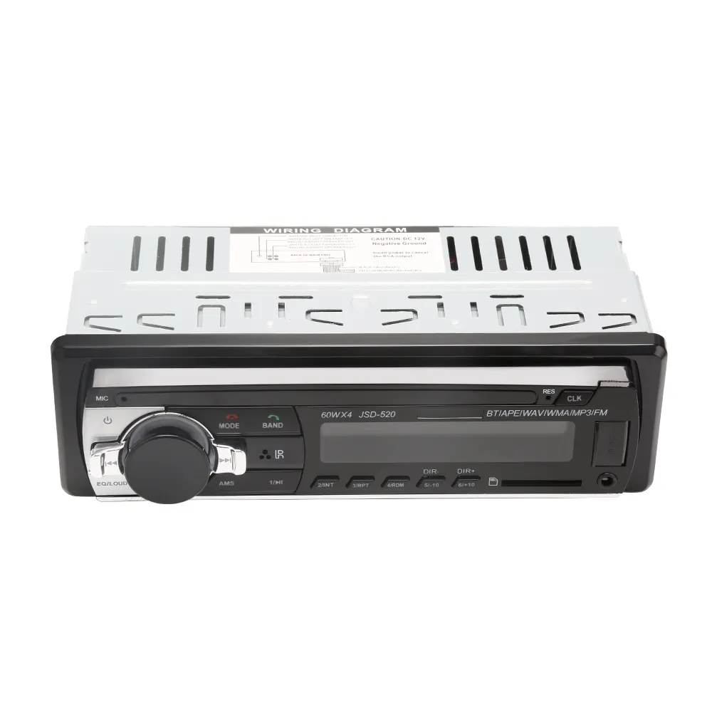 Auto MP3-Player Stereo Autoradio Autoradio BT 12V In-Dash 1 Din FM Aux In Empfänger SD USB MP3 MMC WMA