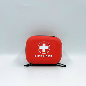 Botiquín de primeros auxilios portátil Ag107, bolsa médica de poliuretano roja, tamaño mediano, para senderismo, estuche de almacenamiento de suministros de emergencia para coche - Product Image 2