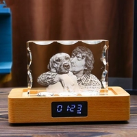 Base lumineuse transfrontalière 3D système d'étoile en cristal sculpté soleil décoration de bureau créative boule de cristal en verre lumière de nuit