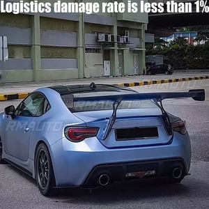 Alerón Trasero Estilo G de Fibra de Carbono/Fibra de Vidrio Negra Sin Pintar para Subaru BRZ y Toyota 86 GT86 - Product Image 2