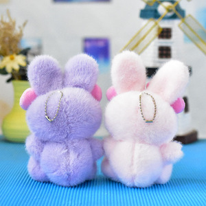 Llavero de Conejo de Peluche Suave, Adorable Muñeco de Peluche, Llavero de Conejita <span class=keywords><strong>Esther</strong></span>, Colgante para Bolso, Encantador Regalo de Cumpleaños para Niñas - Product Image 3