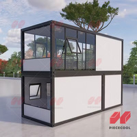 Vente chaude de haute qualité Double couche extensible conteneur maison étanche en acier détachable maison unité de vie