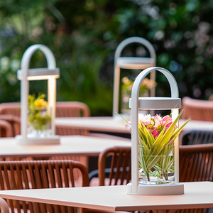 Solar Powered Table <b>Lamp</b> Waterproof <b>Rechargeable</b> Portable Outdoor Light for Garden Patio Villa Balcony - Product Image 2