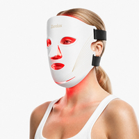 Máscara Facial Inalámbrica de Silicona con Luz Roja 460/590/630/850/940nm, 5 Modos, Rejuvenecimiento, Terapia de Luz LED, Máscara de Belleza para el Cuidado de la Piel