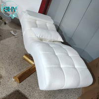 Matériel de salon de beauté moderne en acier inoxydable, lit en métal pour spa thaïlandais et extensions de cils, mobilier pour tables et lits de massage, salon de beauté