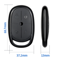 Control remoto de iluminación de 4 botones Código de copia inalámbrico 433 MHz Control remoto Universal de forma remota para Smart Home