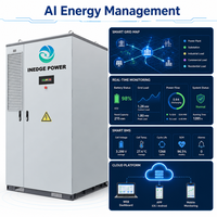 Système d'intégration éolien-solaire Inedge Power BESS 200kW/250kWh 418kWh, batterie de stockage d'énergie tout-en-un à refroidissement liquide pour usage commercial