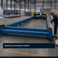 Machine de découpe laser à fibre haute puissance 6000W-60000W avec table soudée robuste, contrôle Cypcut, Schneider pour le traitement des tôles métalliques