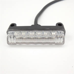 Accesorios para Motos, Luz Trasera LED para Motocicleta, Luz Trasera LED de Freno para Scooter Eléctrico, Luz Trasera LED en Forma de Tira para Scooter - Product Image 2