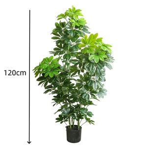 Planta Artificial de 120 cm, Simulación de Planta Verde, Decoración para Sala de Estar, Centro Comercial, Ventana, Paisajismo, Bonsái - Product Image 6